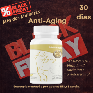 Suplemento Anti Idade Safewoman Anti-aging 30 dias.