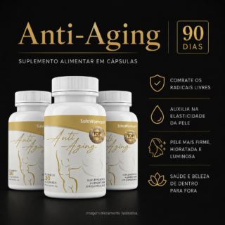 Kit 3 Suplementos Anti Idade Antiaging